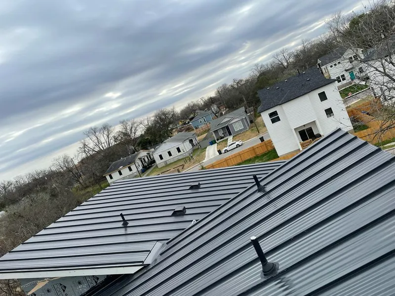 Standing seam metal roof panels with vents for Skylight Repair in San Benito